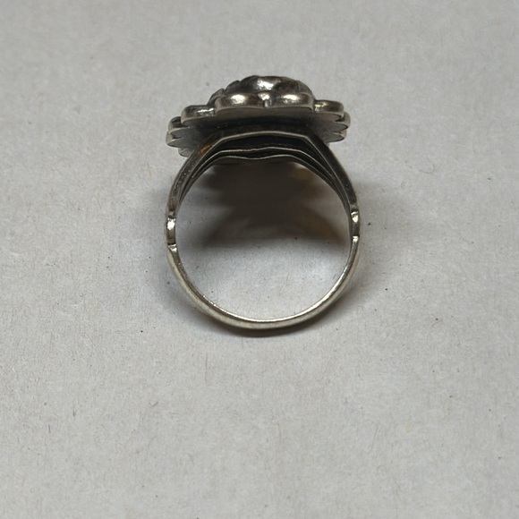 Vintage turquoise sterling ring - Picture 3 of 10